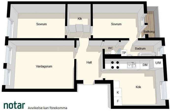 3 rum Lägenhet på Nybohovsgränd 8, vån 4 Liljeholmen Stockholms kommun - bild 25