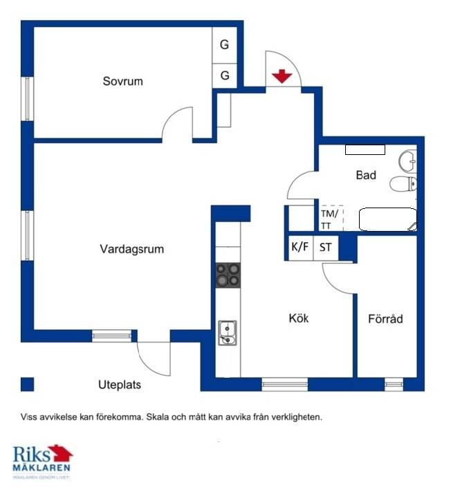 2 rum Lägenhet på Eksätravägen 130 Tomtebo/Södra Gottsunda Uppsala kommun - bild 27