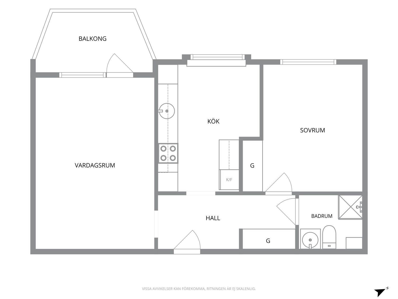 2 rum Lägenhet på Tegelmästaregatan 6 B Ängavången Ängelholms kommun - bild 17