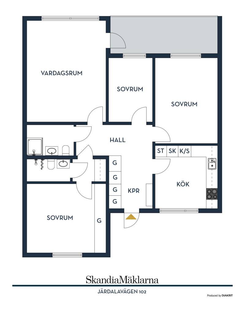 4 rum Lägenhet på Järdalavägen 102 Linköpings kommun - bild 22