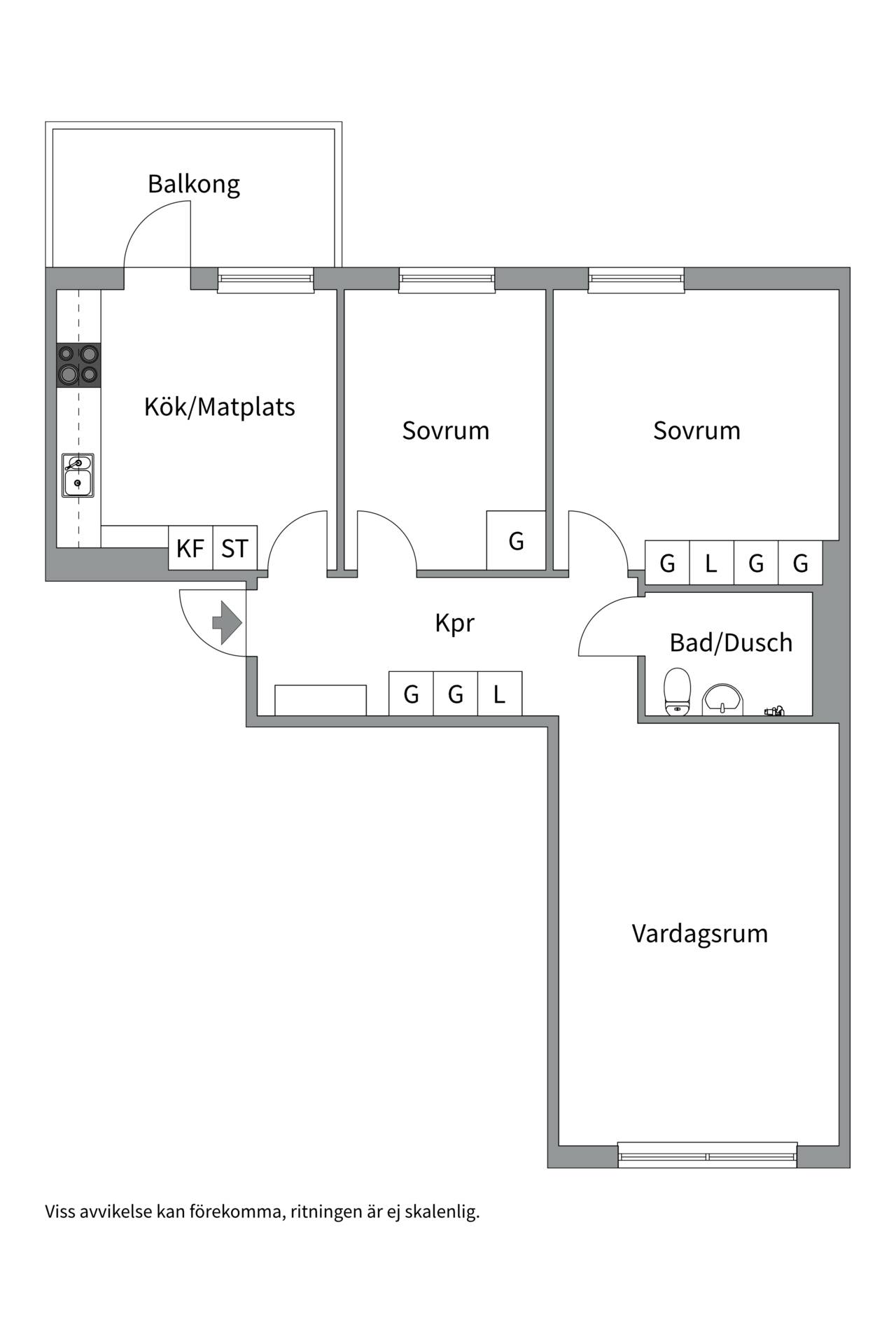 3 rum Lägenhet på Nioörtsvägen 42, 3tr Midsommarkransen Stockholms kommun - bild 18