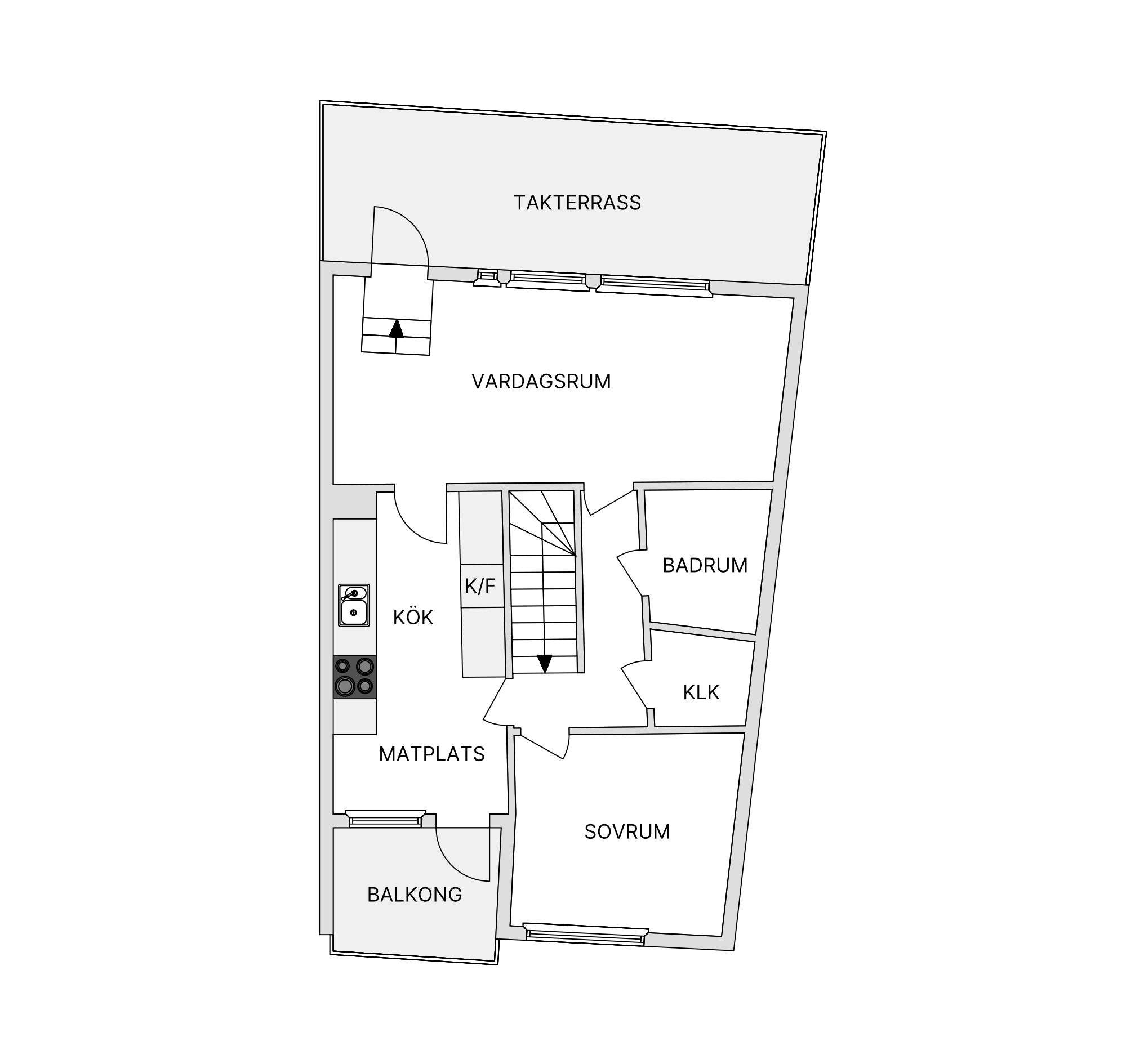 3 rum Lägenhet på Lingvägen 195 Hökarängen Stockholms kommun - bild 6