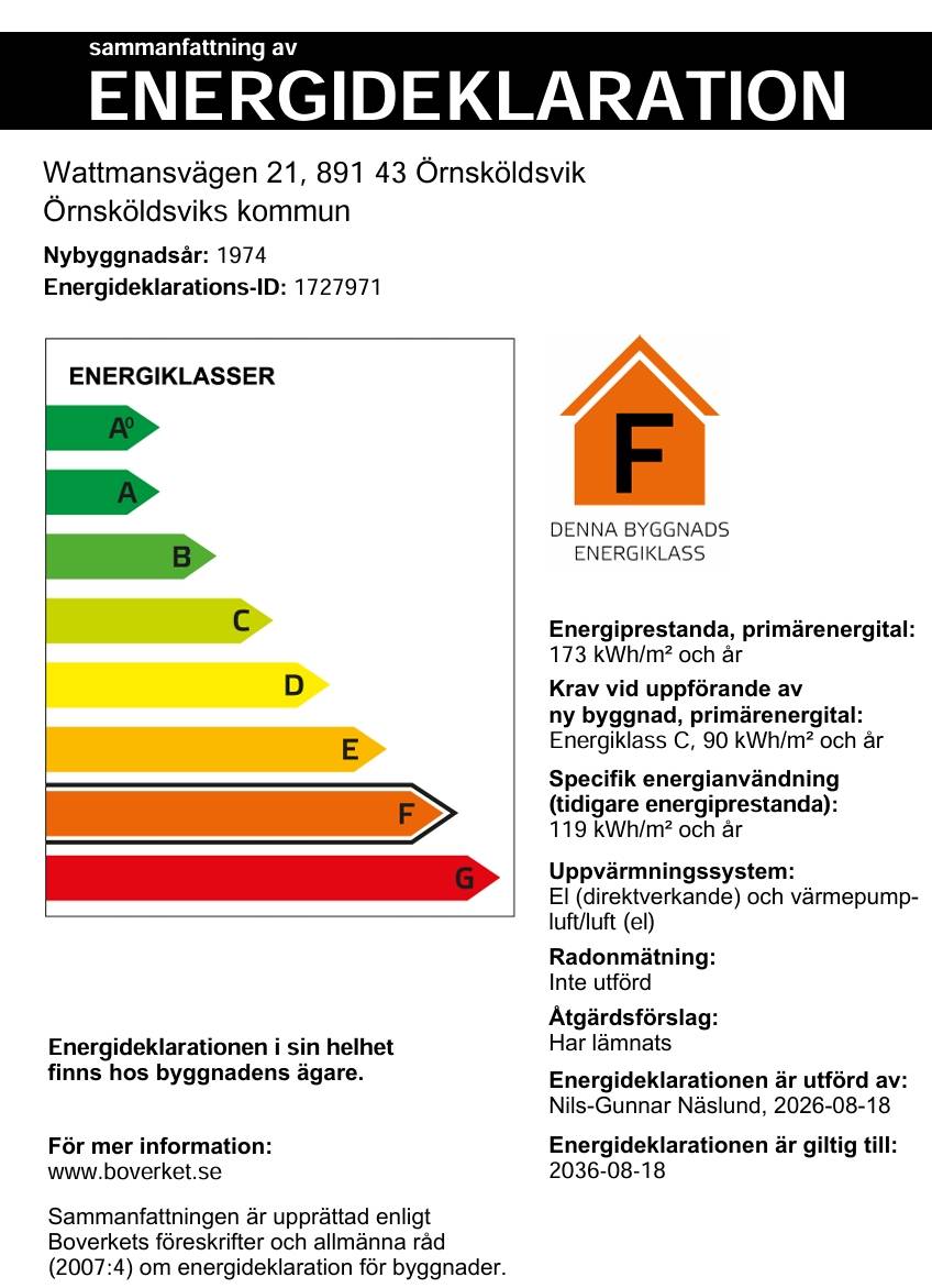5 rum Villa på Wattmansvägen 21 Kroksta Örnsköldsviks kommun - bild 35