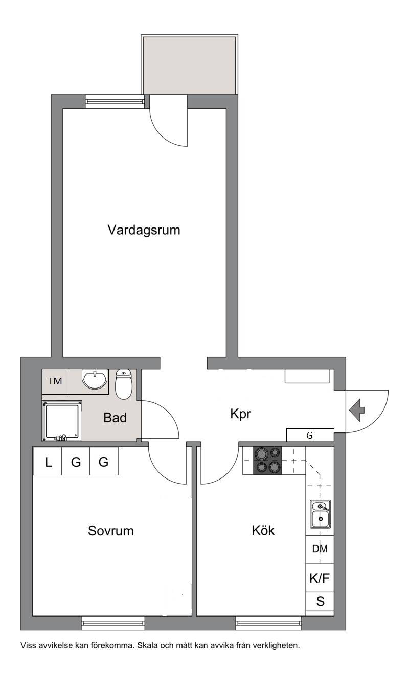 2 rum Lägenhet på Bergsvägen 10D Hudiksvall Hudiksvalls kommun - bild 28