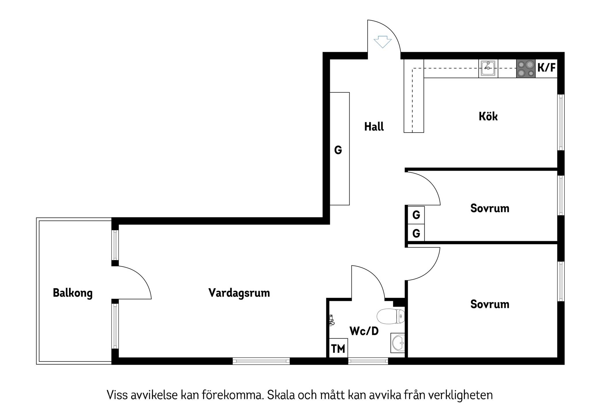 3 rum Lägenhet på Björnstigen 113 Bergshamra Solna kommun - bild 23