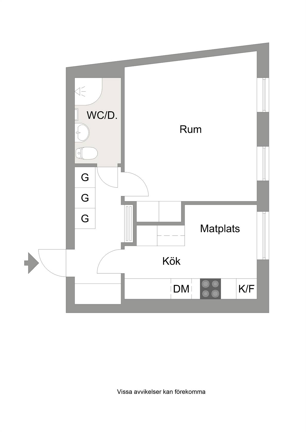 1 rum Lägenhet på Drottningvägen 12 Grycksbo Falu kommun - bild 16