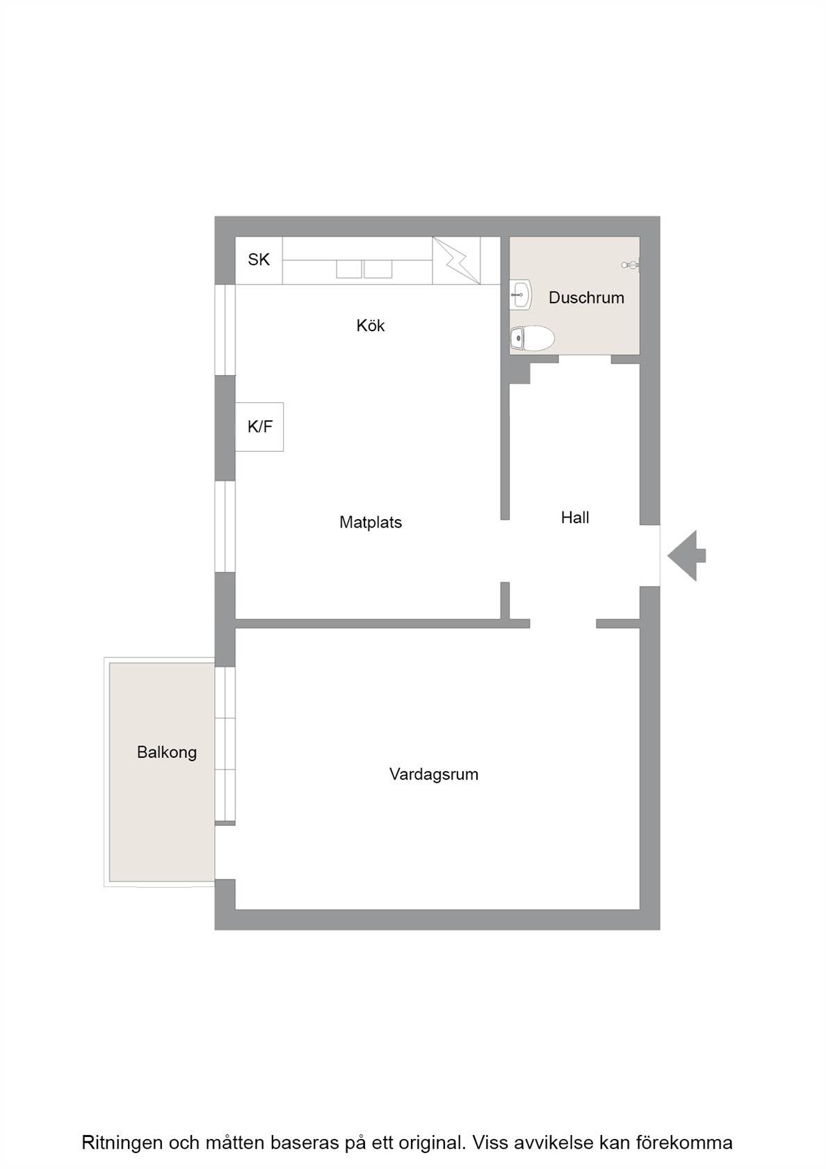 1 rum Lägenhet på Sveagatan 3B Kungsängen Sala kommun - bild 22