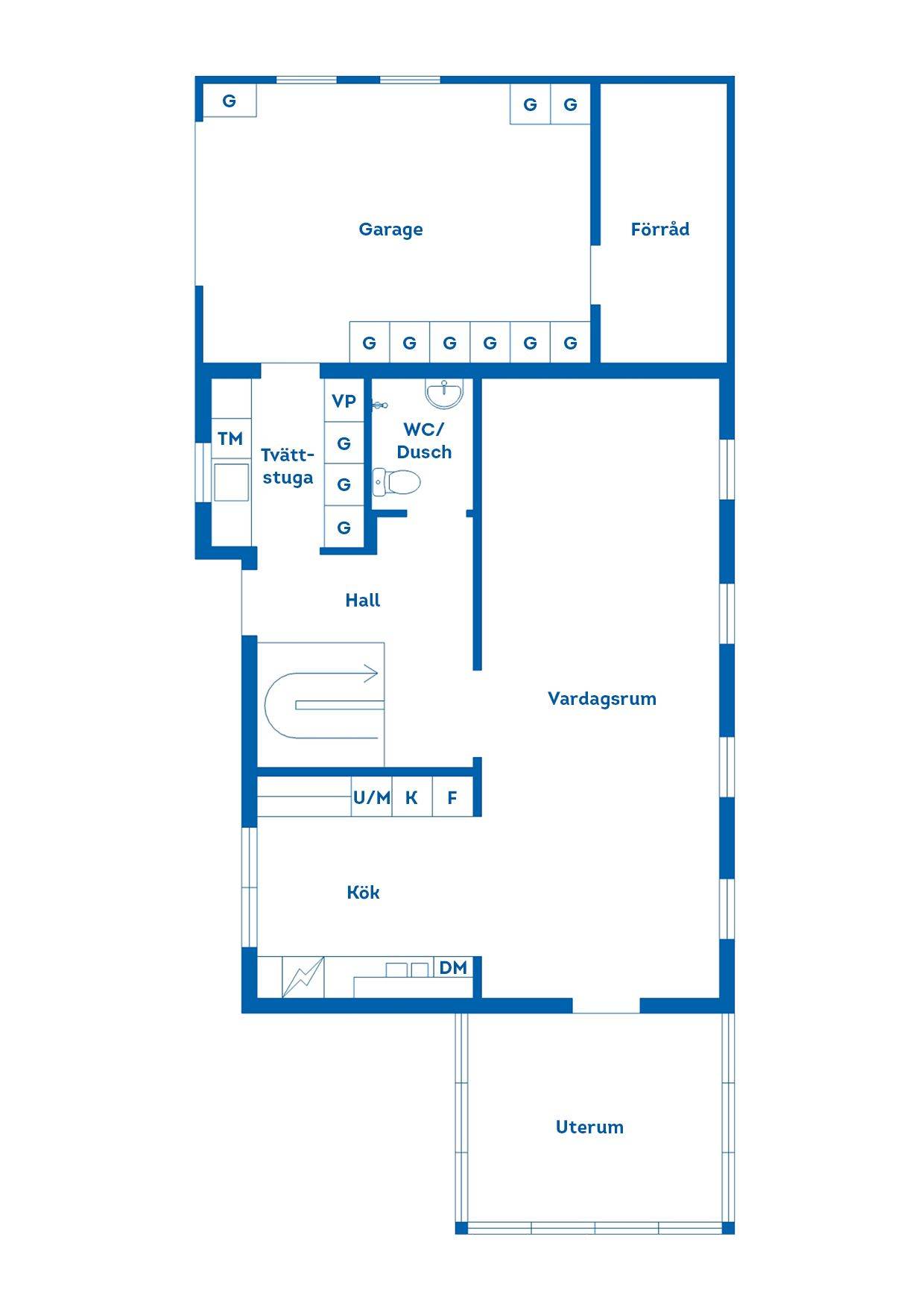 6 rum Villa på Primulavägen 12 Skogstorp Falkenbergs kommun - bild 32