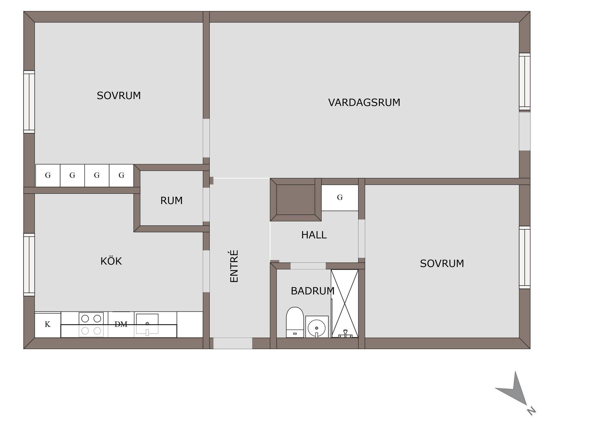 3 rum Lägenhet på Ekängsgatan 21 Borås Borås kommun - bild 16