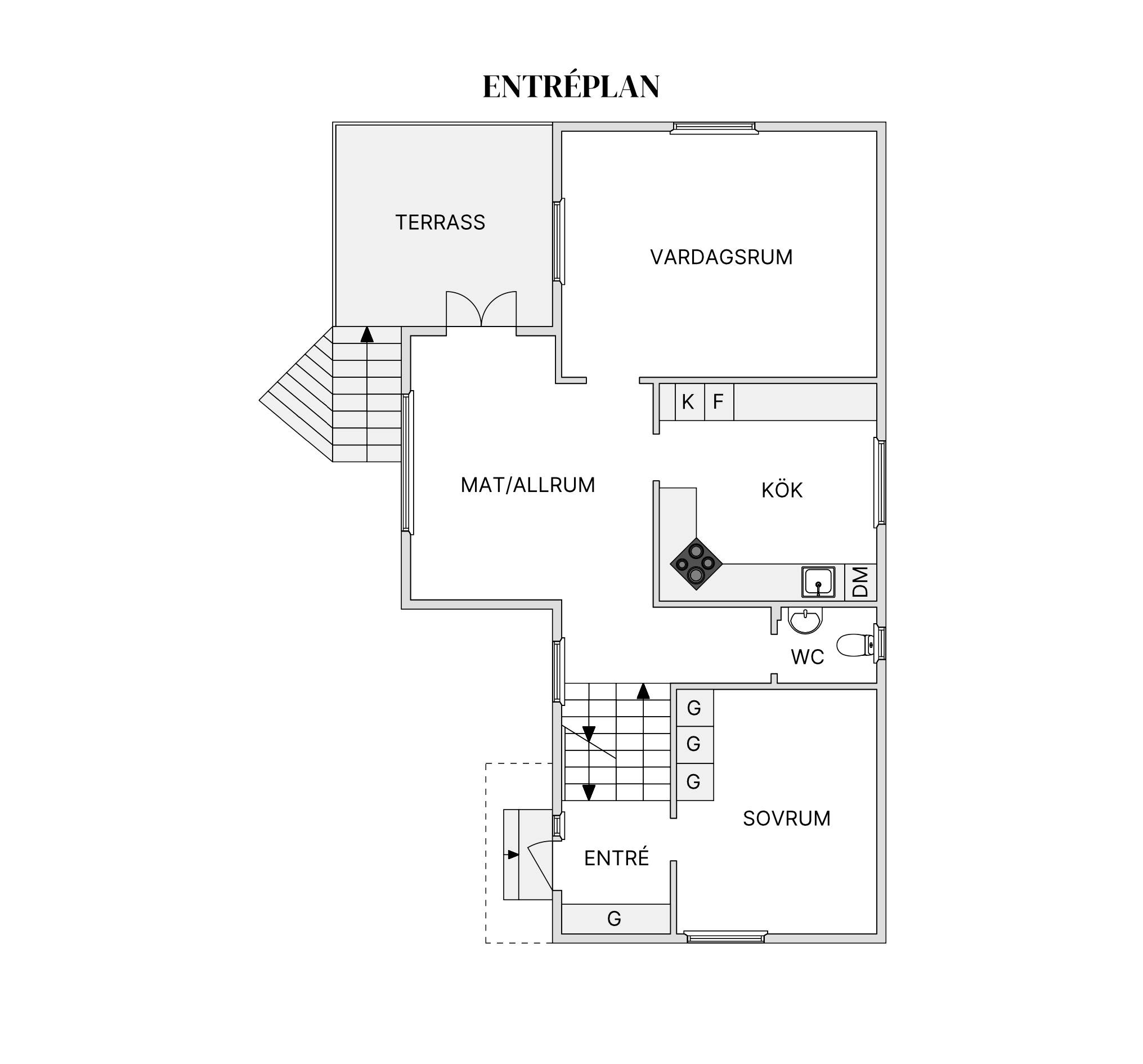 8 rum Villa på Kvarnstugvägen 14 Bromma Nockebyhov Stockholms kommun - bild 46