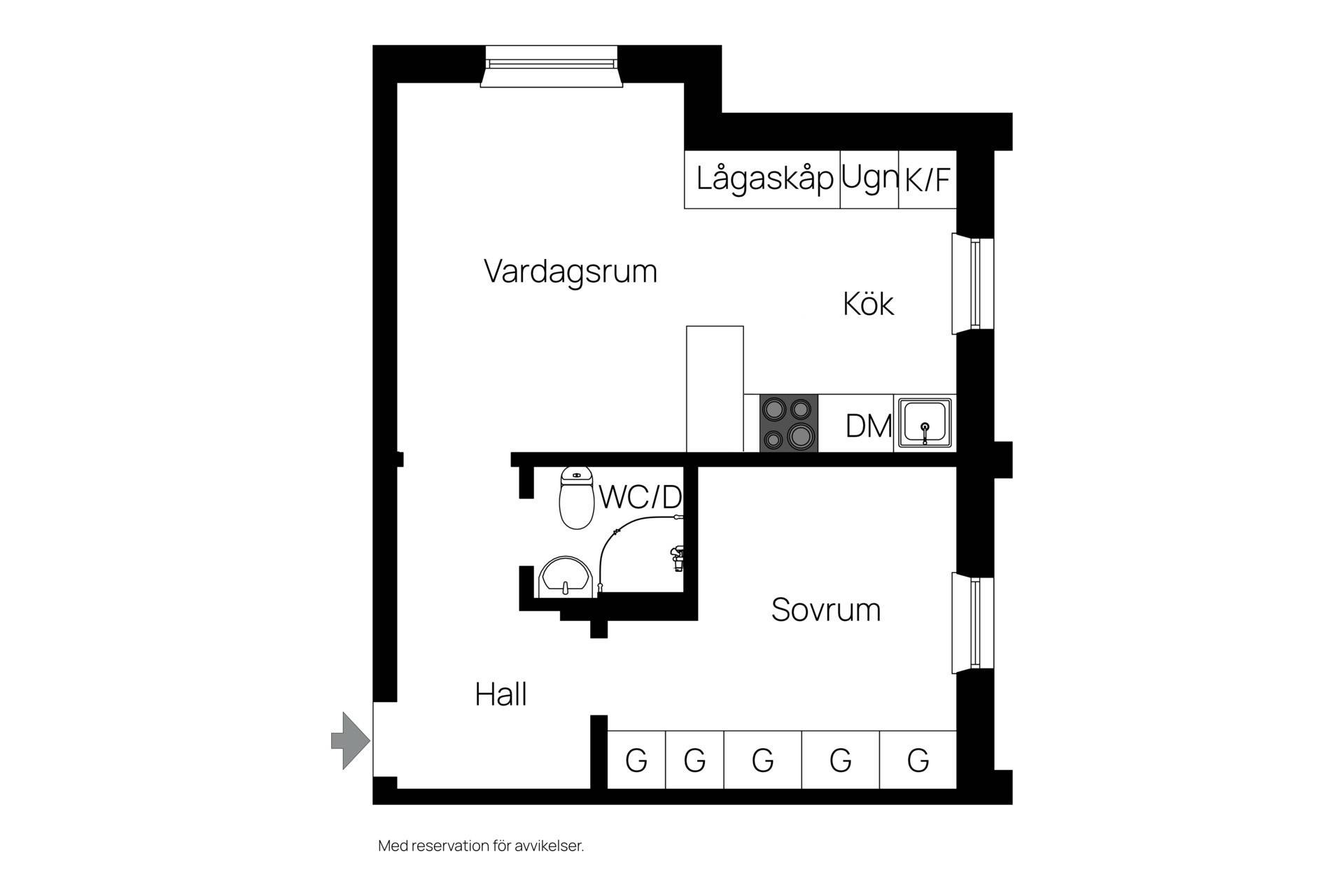 2 rum Lägenhet på Kungsbro Strand 19 Kungsholmen Stockholms kommun - bild 13