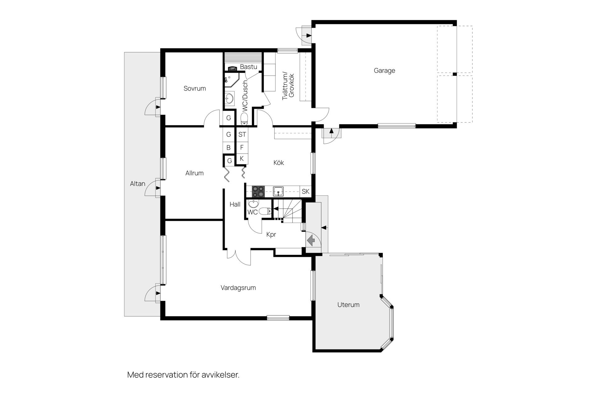 6 rum Villa på Odenvägen 54 Skrea Strand Falkenbergs kommun - bild 26