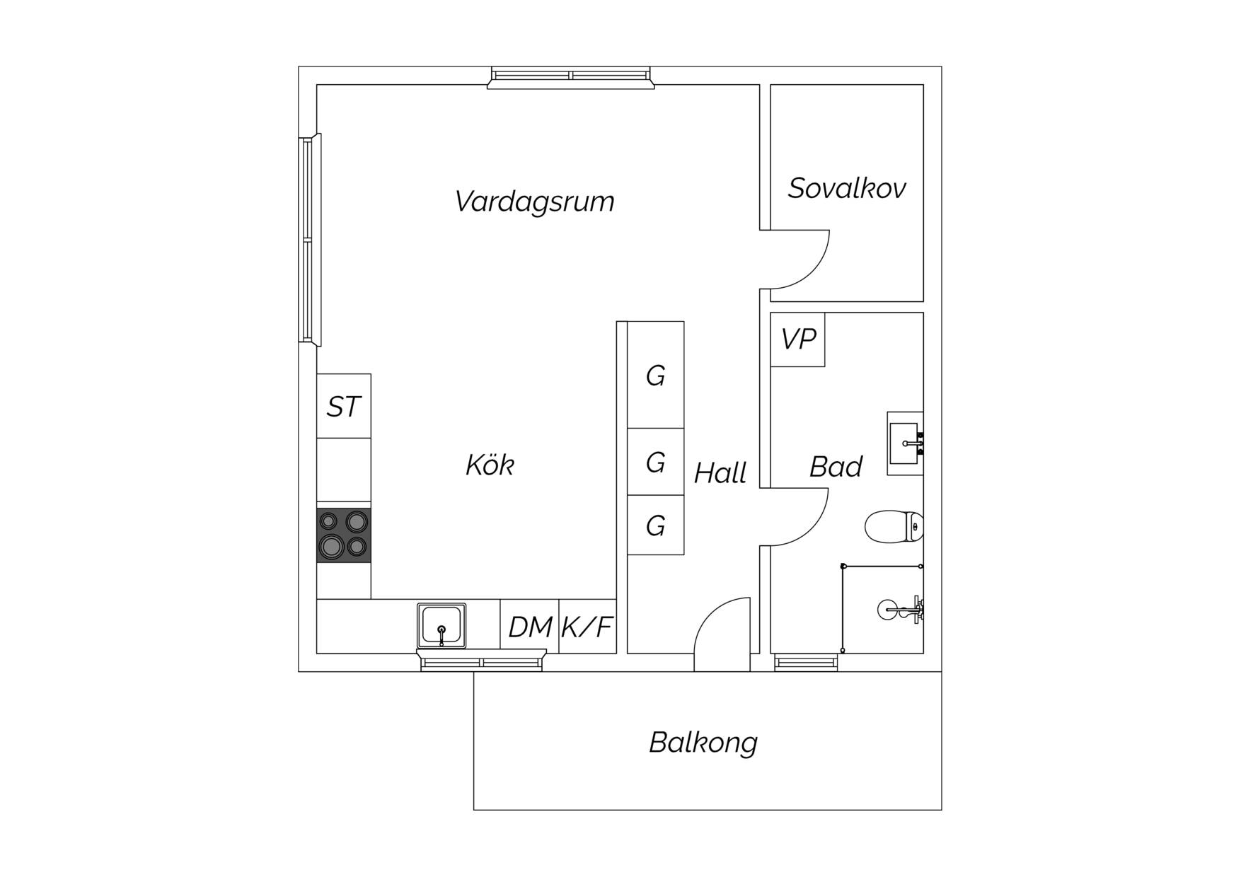 1 rum Lägenhet på Idegransgången 3 Trollbäcken Tyresö kommun - bild 17