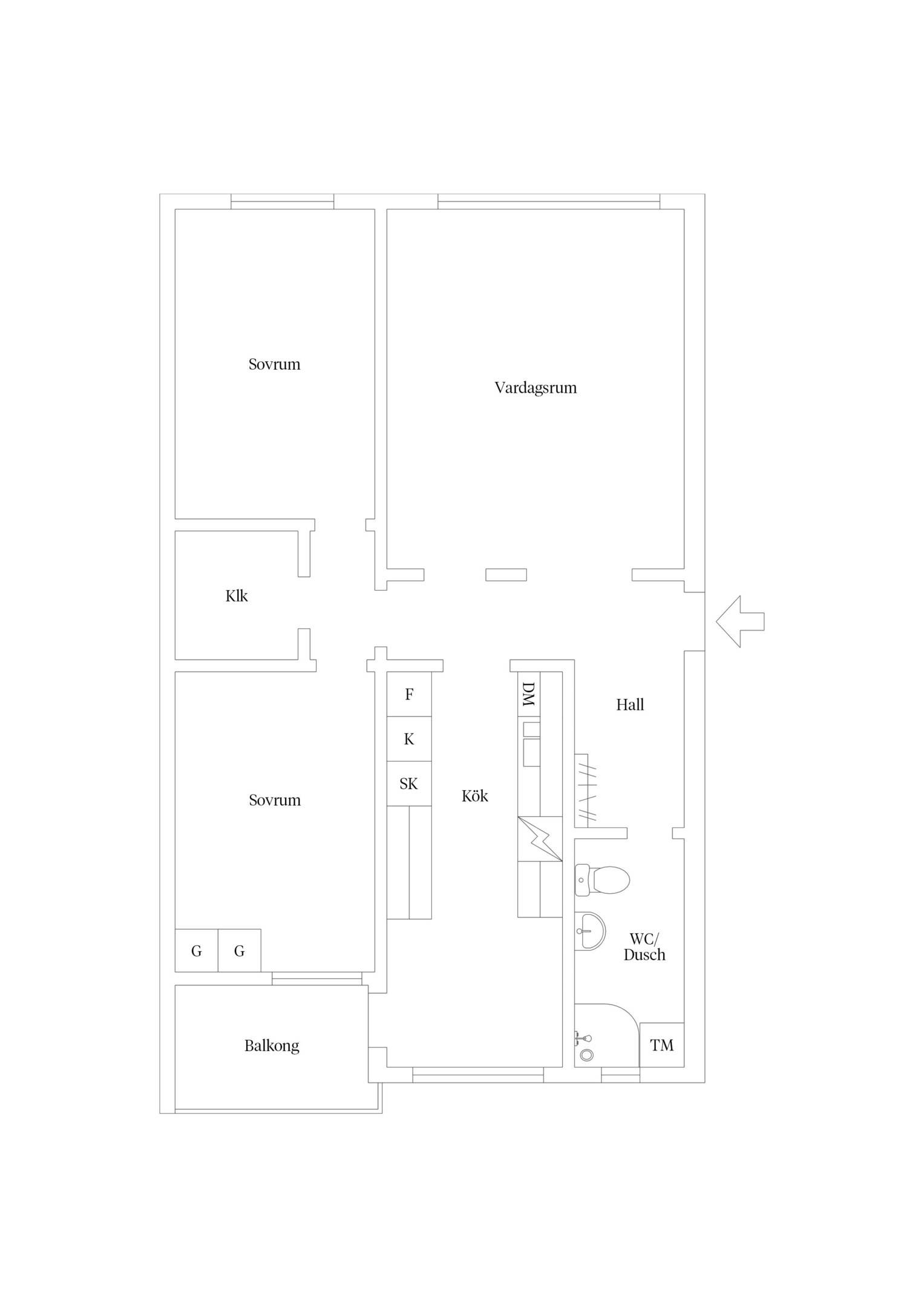 3 rum Lägenhet på Lybecksvägen 1C Djurängen Kalmar kommun - bild 16