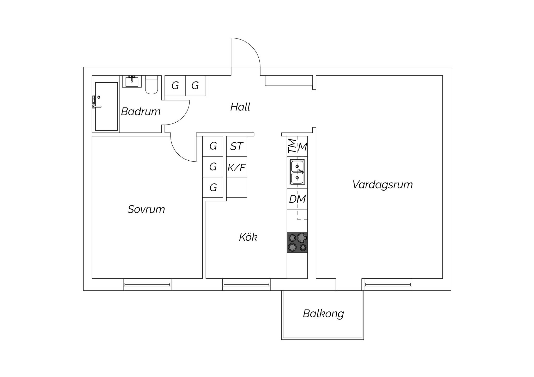 2 rum Lägenhet på Olovsgatan 7B Herrhagen Karlstads kommun - bild 20