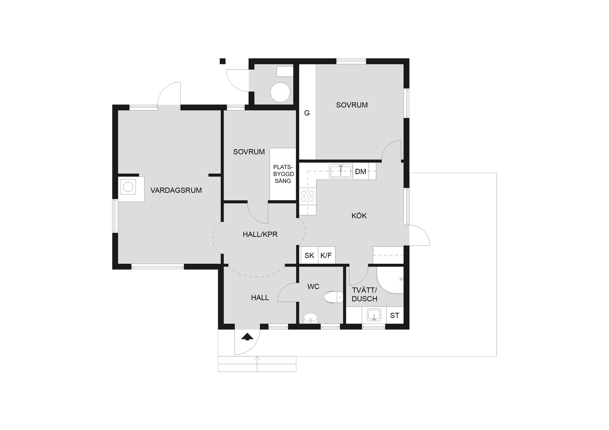 3 rum Villa på Varggropvägen 12 Baggbo Borlänge kommun - bild 35