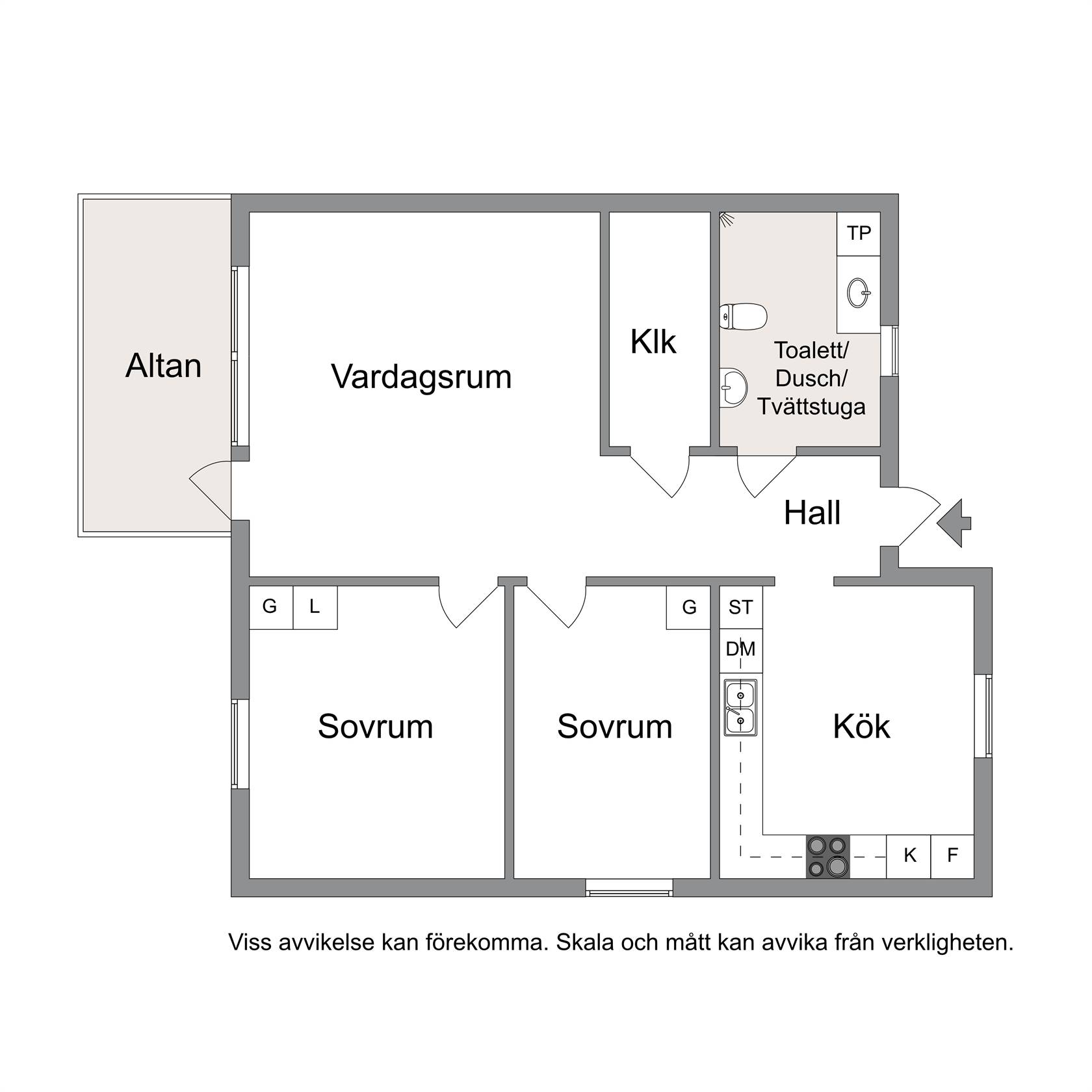 3 rum Lägenhet på Bergsgatan 1 B Nossebro Essunga kommun - bild 20