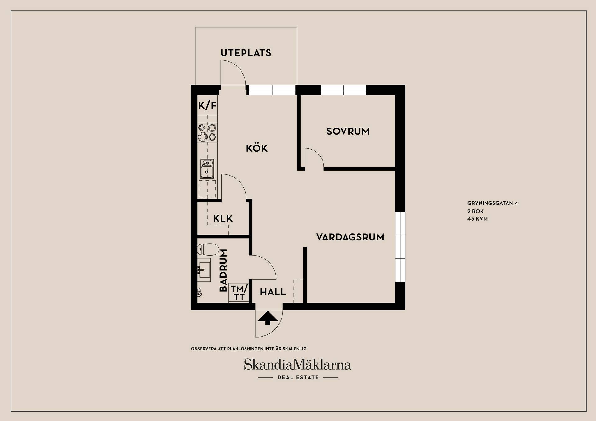 2 rum Lägenhet på Gryningsgatan 4 Blästad Linköpings kommun - bild 22