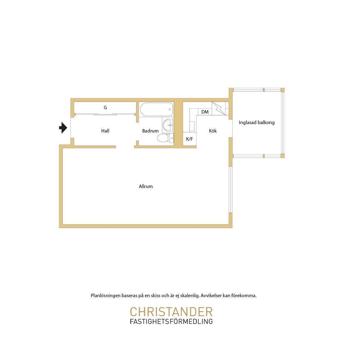 1 rum Lägenhet på Doktor Lindhs Gata 6 Guldheden Göteborgs kommun - bild 24