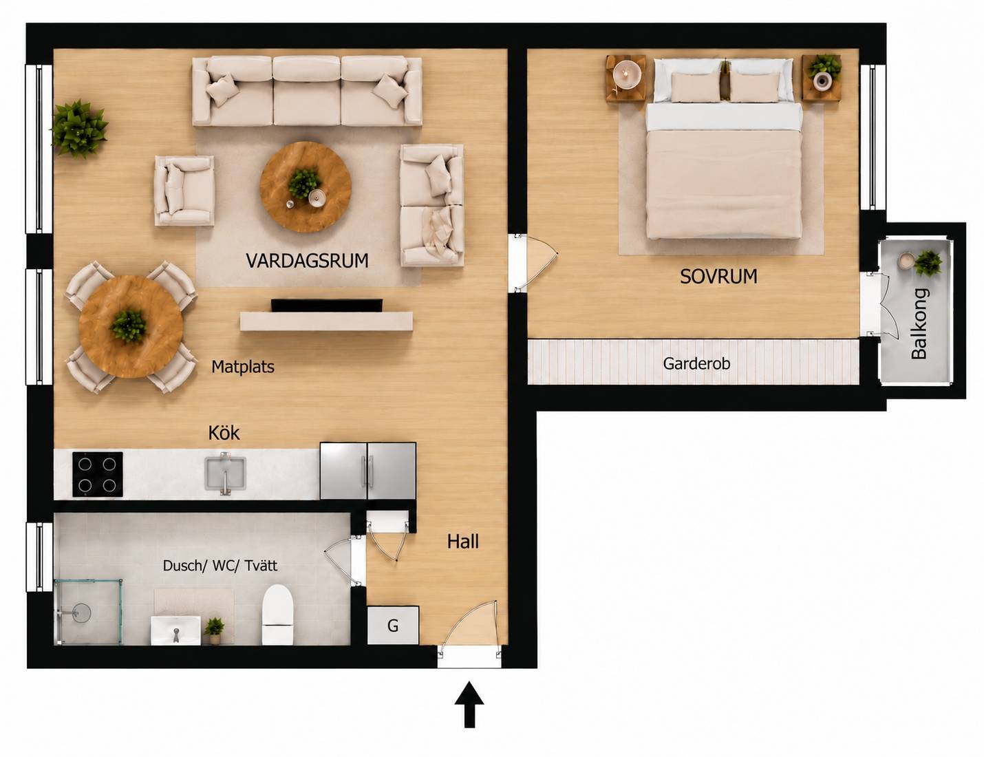 2 rum Lägenhet på Storgården 51 Skäggetorp Linköpings kommun - bild 16