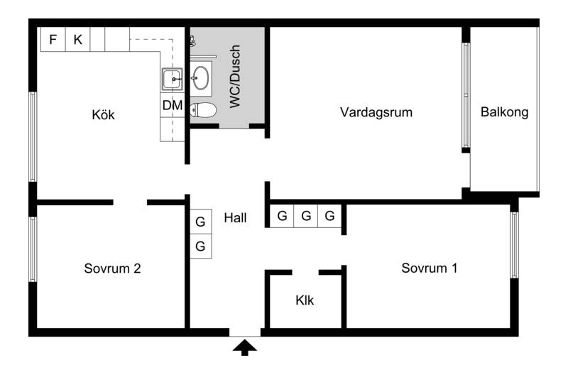 3 rum Lägenhet på Lundenvägen 23B Lunden Skövde kommun - bild 20