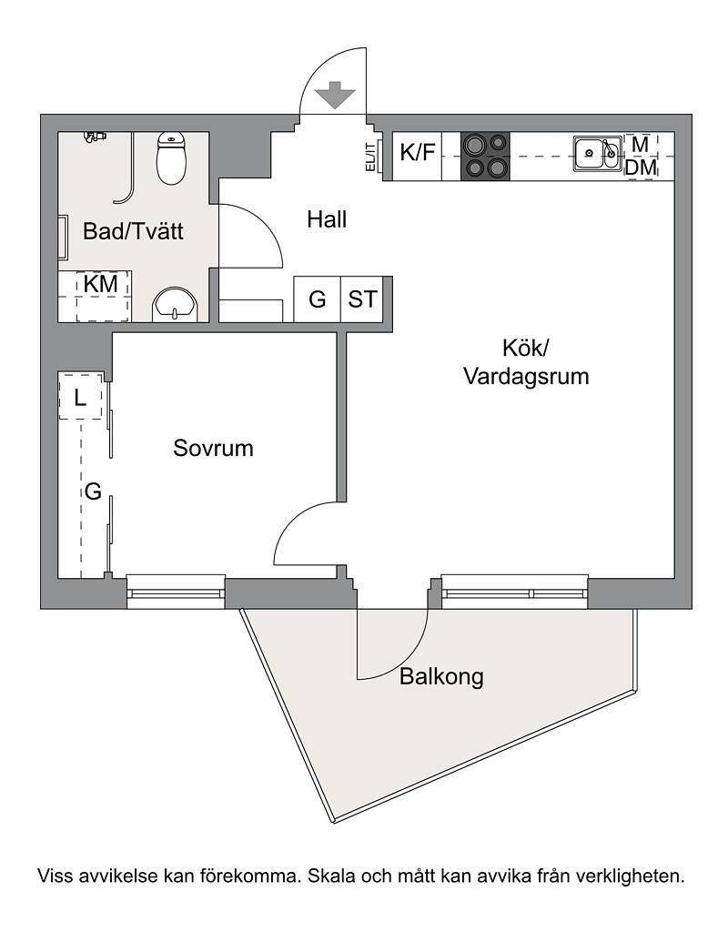 2 rum Lägenhet på Slåttervallsgatan 3, Vån 7 Norra Djurgårdsstaden Stockholms kommun - bild 18