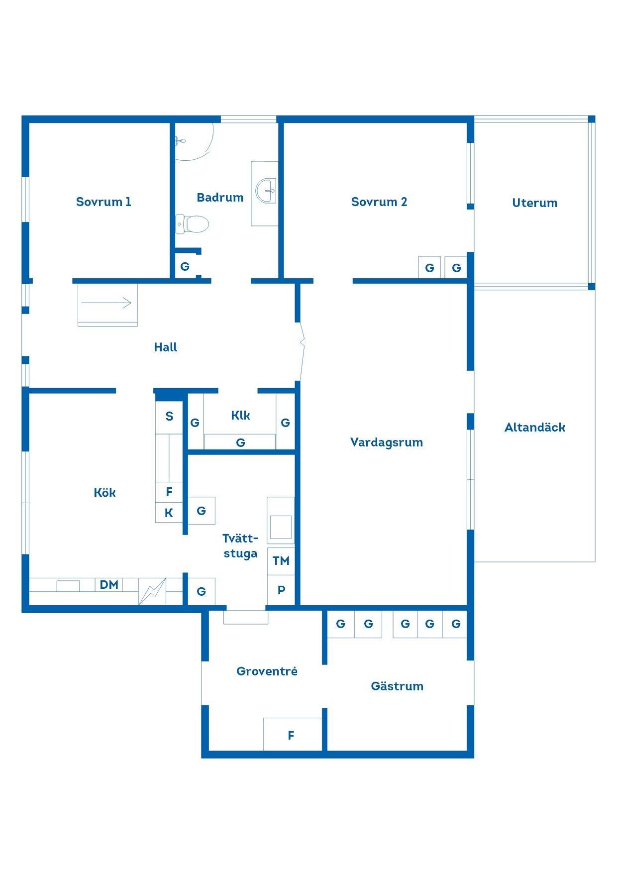 6 rum Villa på Backklövervägen 3 Svalliden Oskarshamns kommun - bild 37