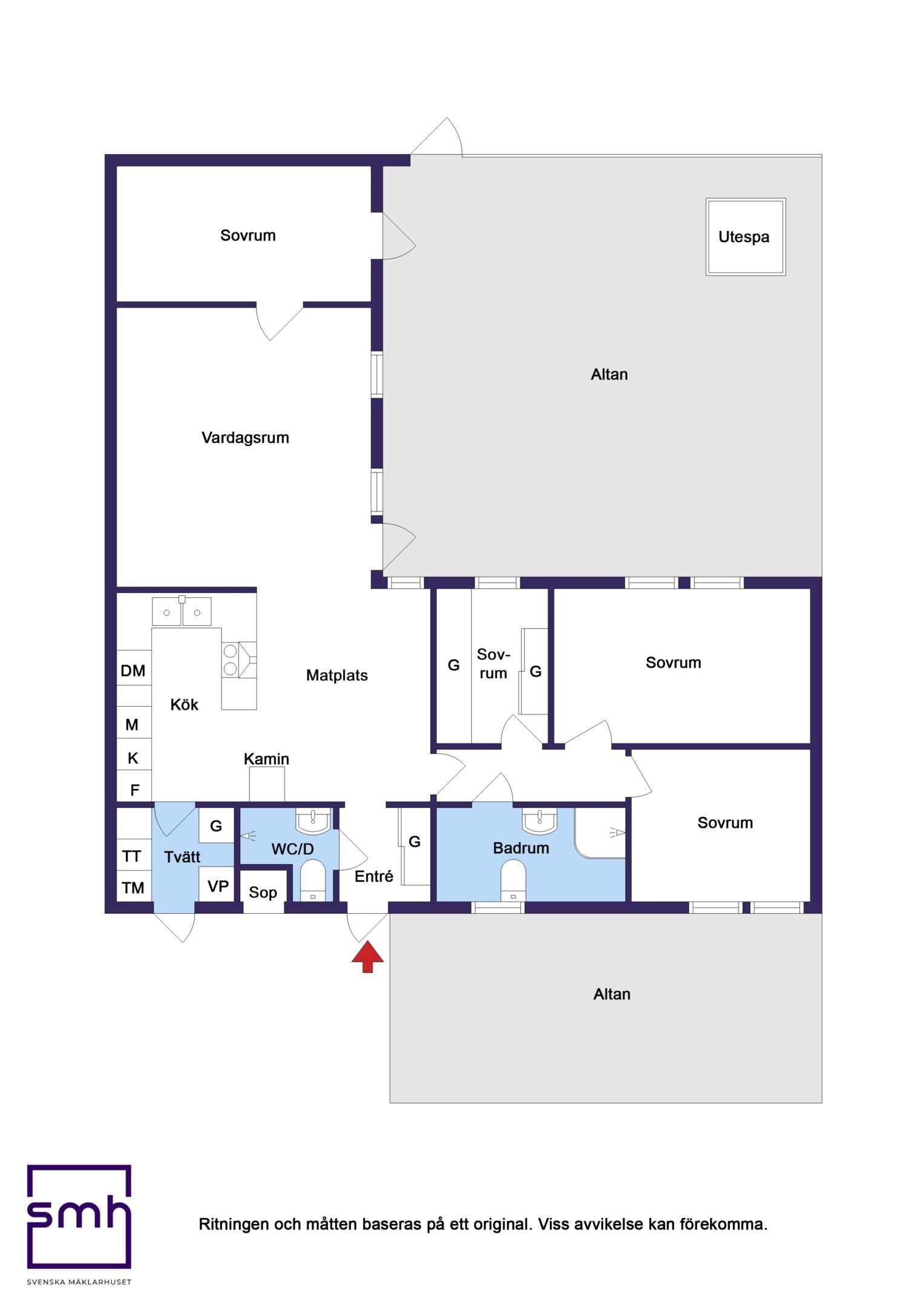 4 rum Radhus på Stora Hundens gata 520 Brandbergen Haninge kommun - bild 21