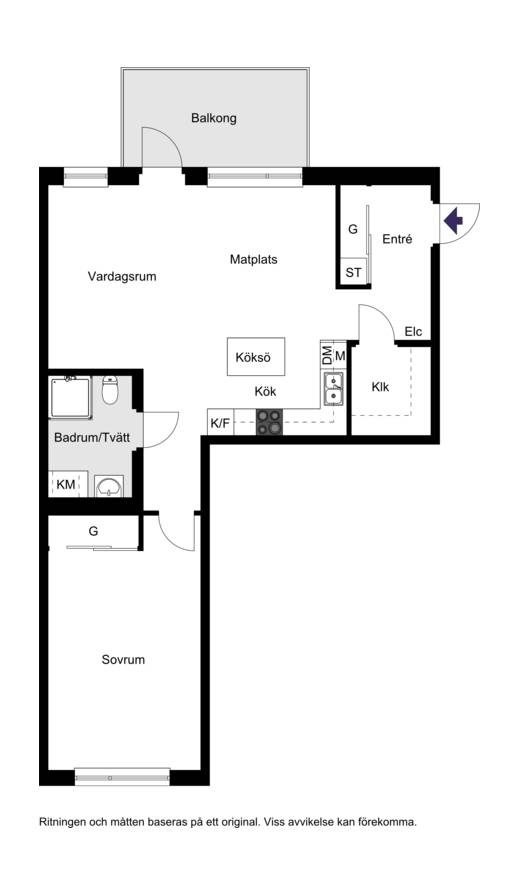 2 rum Lägenhet på Skånegatan 57B Centrala Halmstad - Väster Halmstads kommun - bild 27