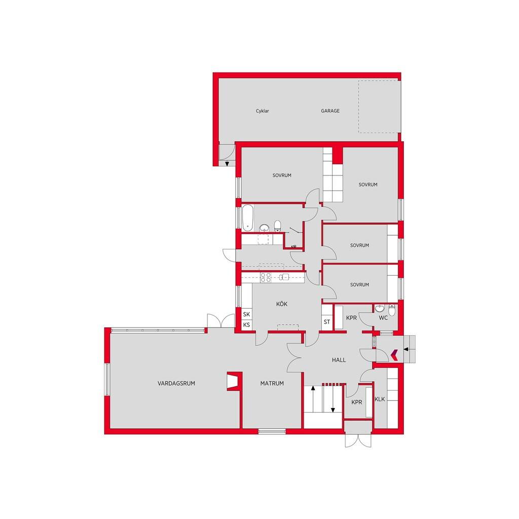 6 rum Villa på Brätthällsgatan 6 Hönsarvet Borlänge kommun - bild 49