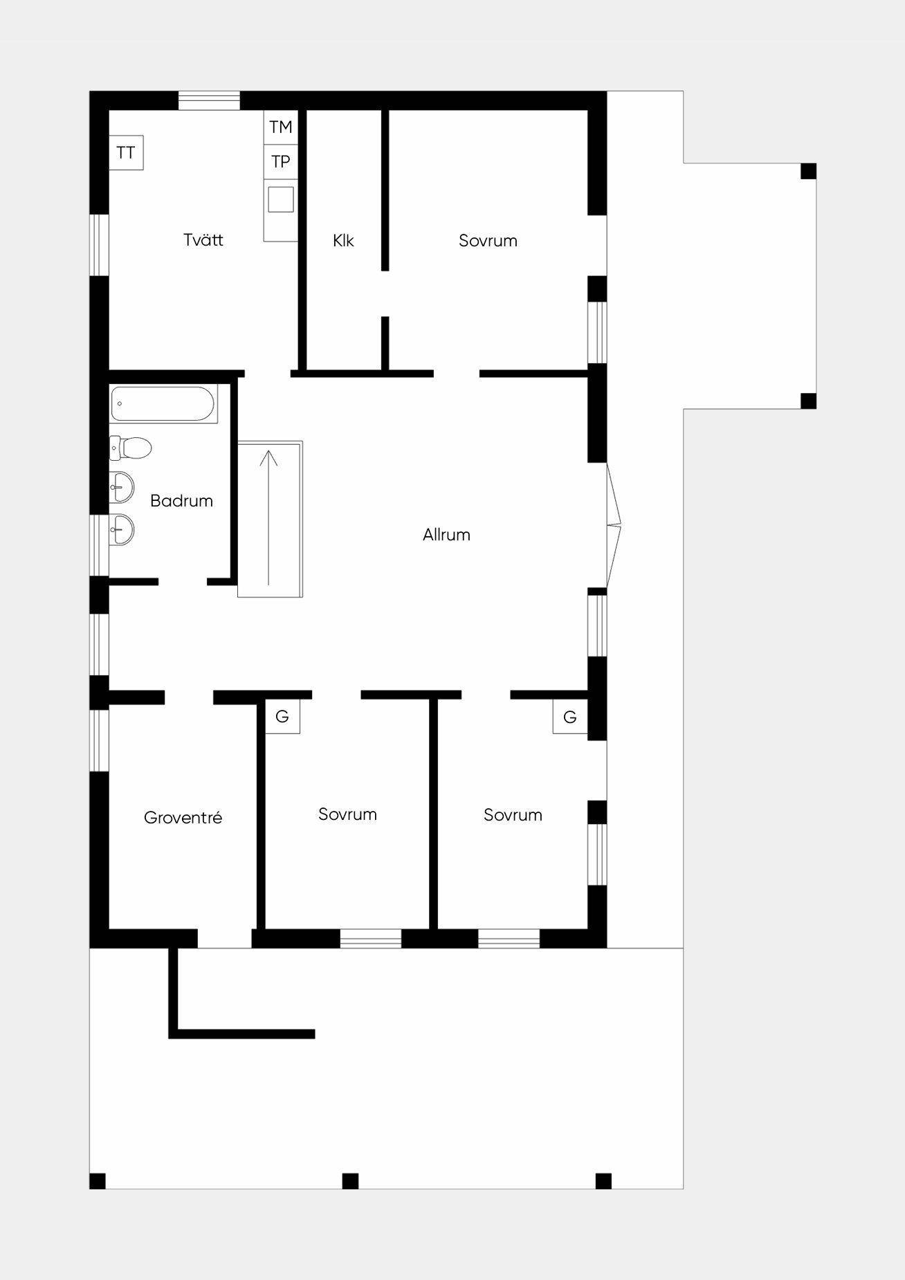 6 rum Villa på Slåttervallsvägen 12 Torp Jönköpings kommun - bild 48