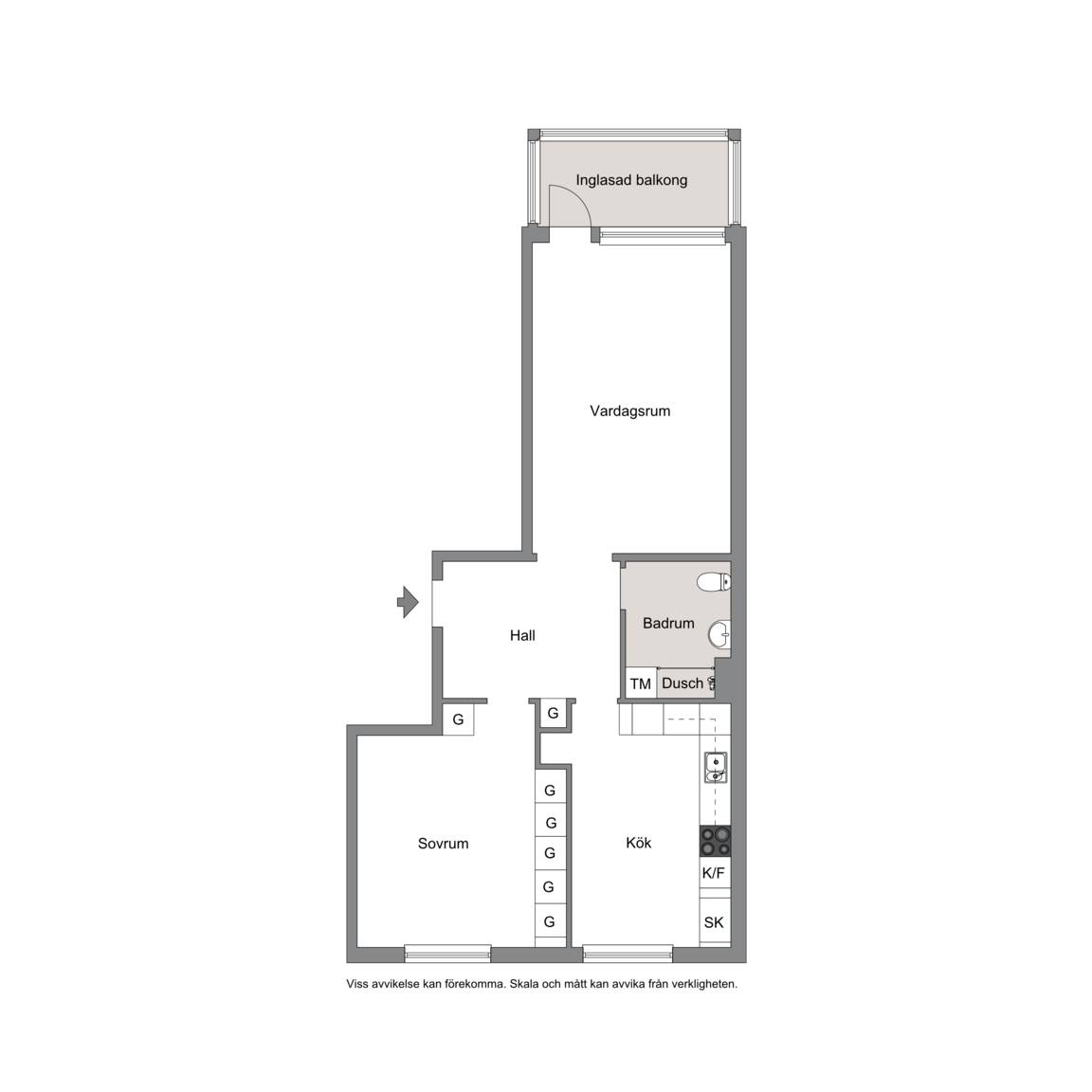2 rum Lägenhet på Myntgatan 43 Moröhöjden Skellefteå kommun - bild 14