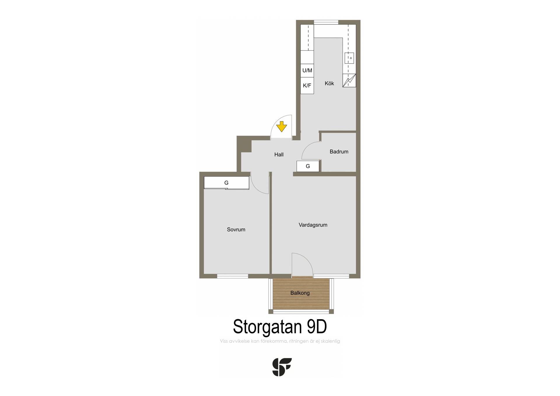 2 rum Lägenhet på Storgatan 9D Östersund Östersunds kommun - bild 29