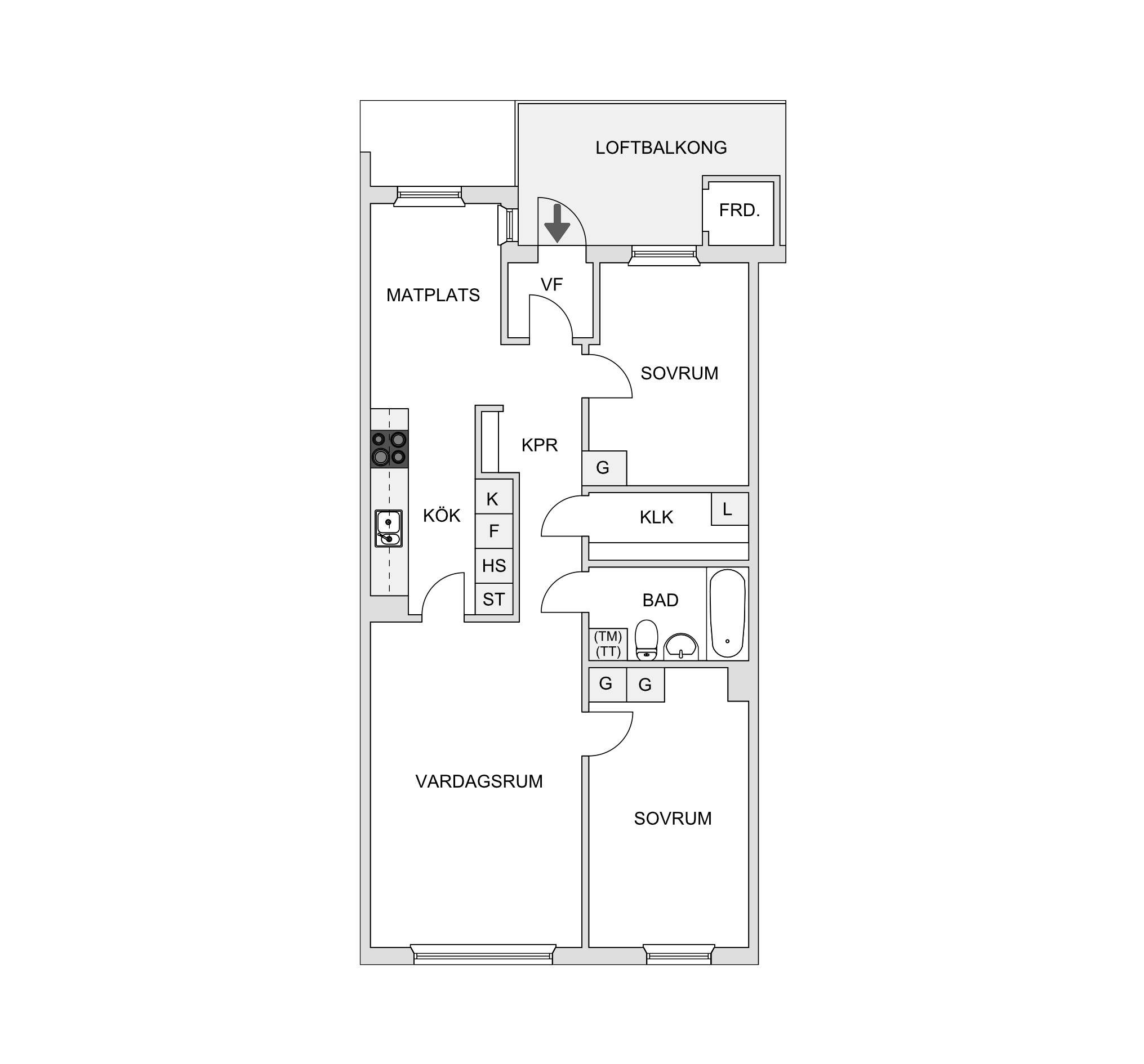 3 rum Lägenhet på Kungsgatan 19 Centrala Boden Bodens kommun - bild 17