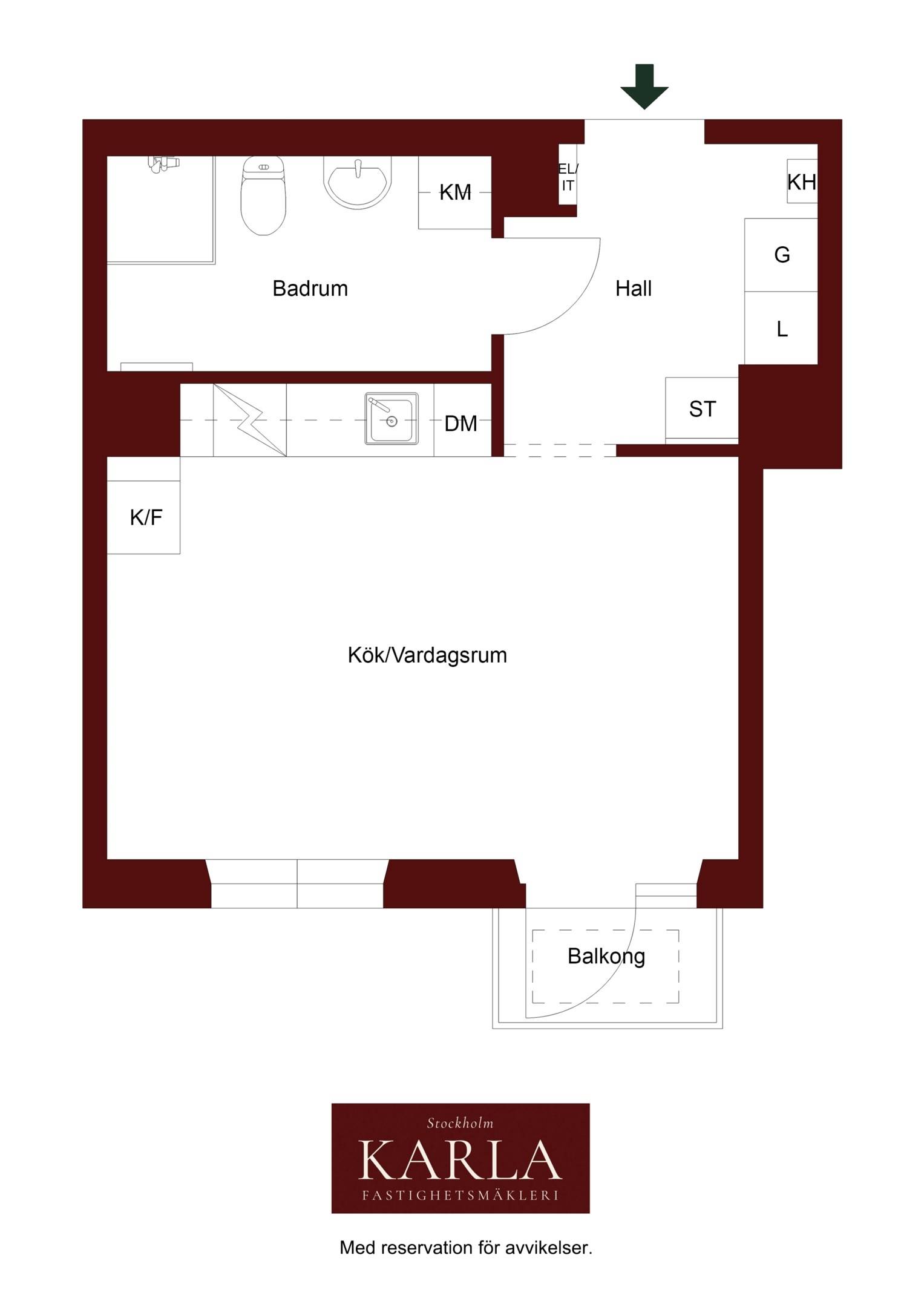 1 rum Lägenhet på Dalagatan 102 Vasastan - Hagastaden Stockholms kommun - bild 15