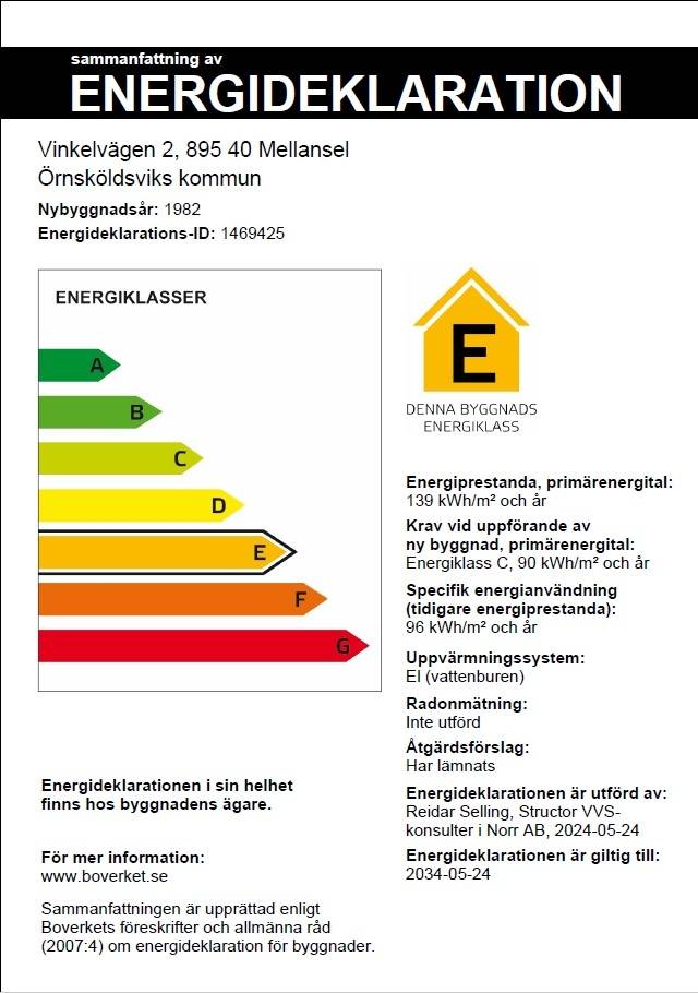 6 rum Villa på Vinkelvägen 2 Mellansel Örnsköldsviks kommun - bild 31