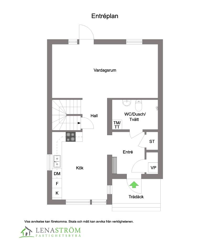 5 rum Par-/kedje-/radhus på Klareraregatan 12 Stationsstaden Kävlinge kommun - bild 14