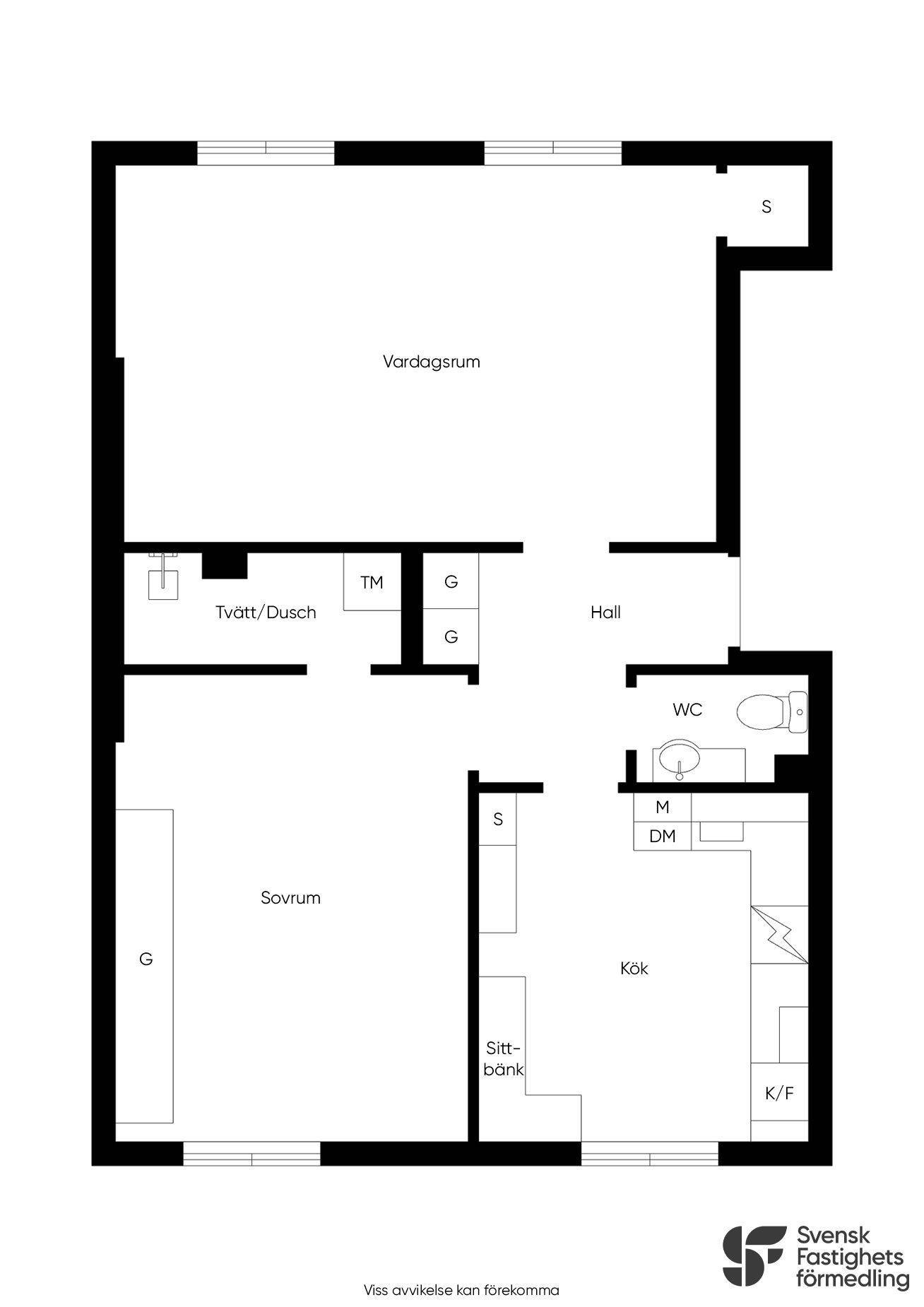2 rum Lägenhet på Utanbygatan 6B Centrala Västerås Västerås kommun - bild 53