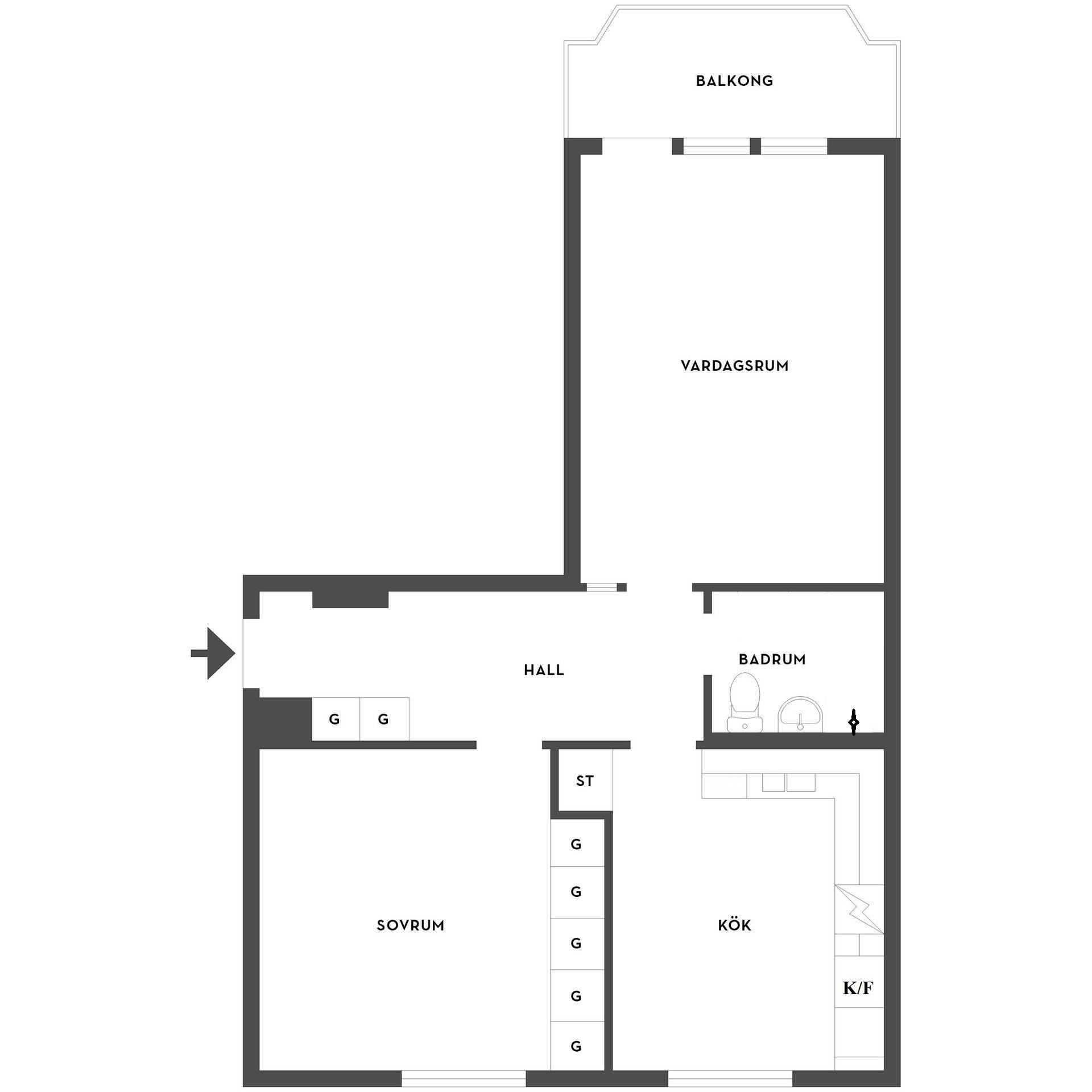 2 rum Lägenhet på Sikvägen 32 Centrala Tyresö Tyresö kommun - bild 19