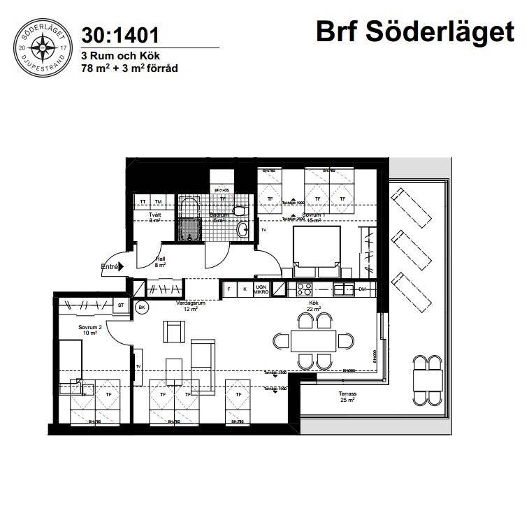 3 rum Lägenhet på Kastellvägen 10 Hudiksvall Hudiksvalls kommun - bild 31