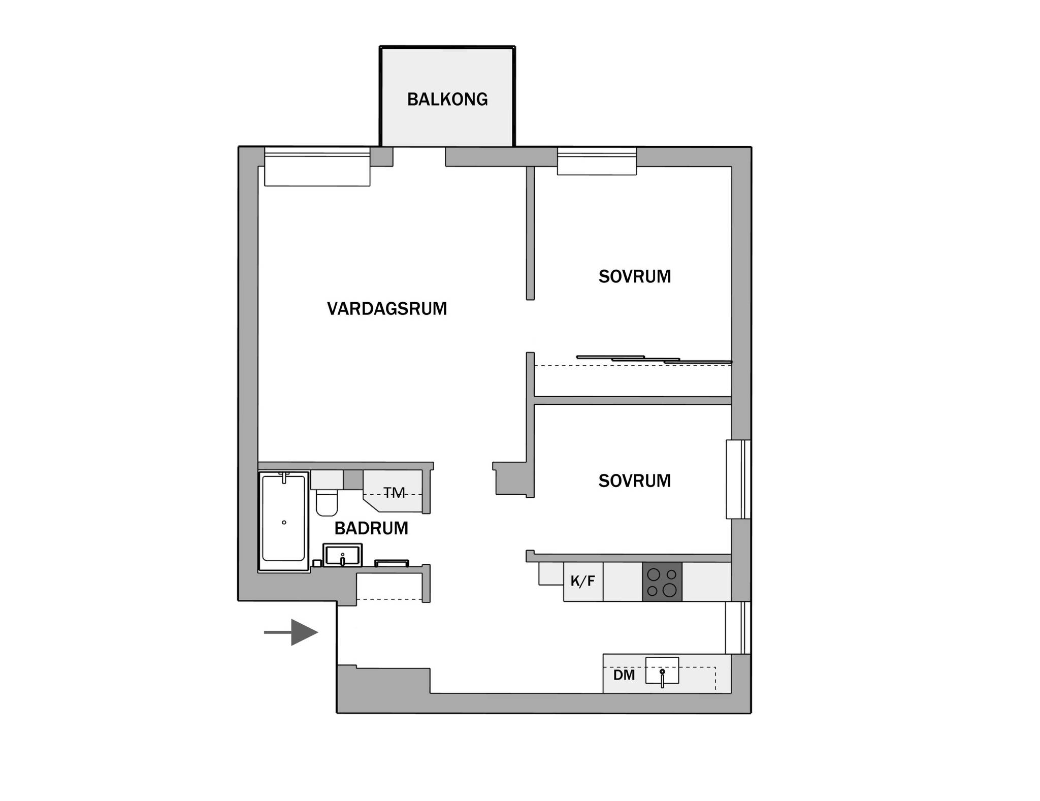 3 rum Lägenhet på Gjörwellsgatan 17 Kungsholmen Marieberg Stockholms kommun - bild 45
