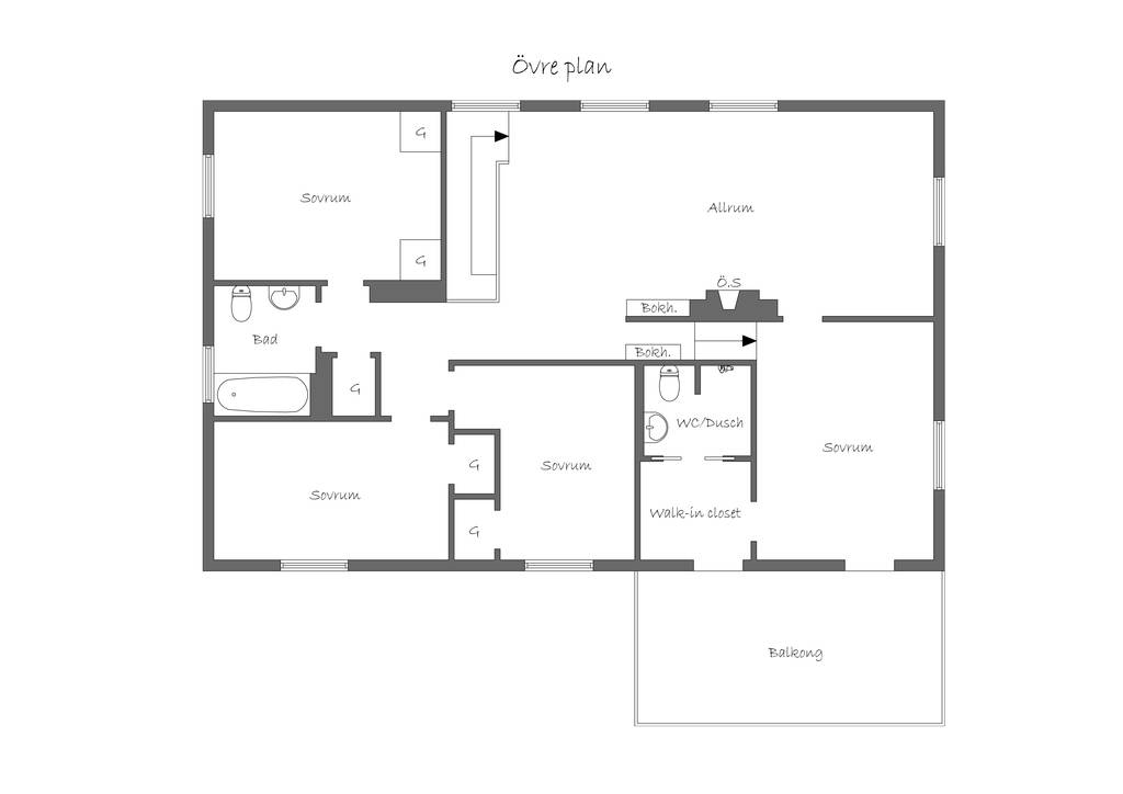 8 rum Villa på Valevägen 45 Djursholm Danderyds kommun - bild 40
