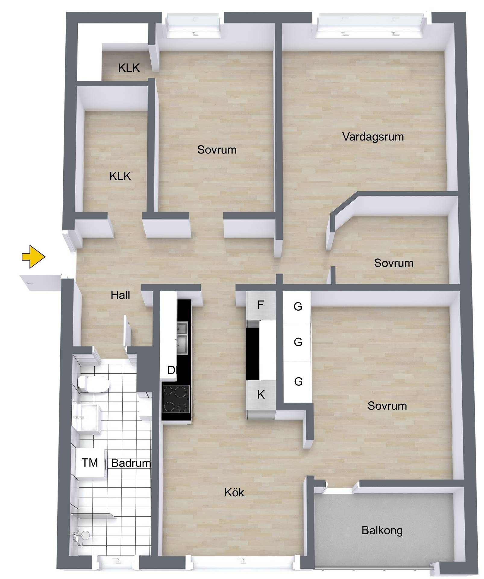 3.5 rum Lägenhet på Heidenstamsgatan 21 Löten Uppsala kommun - bild 39