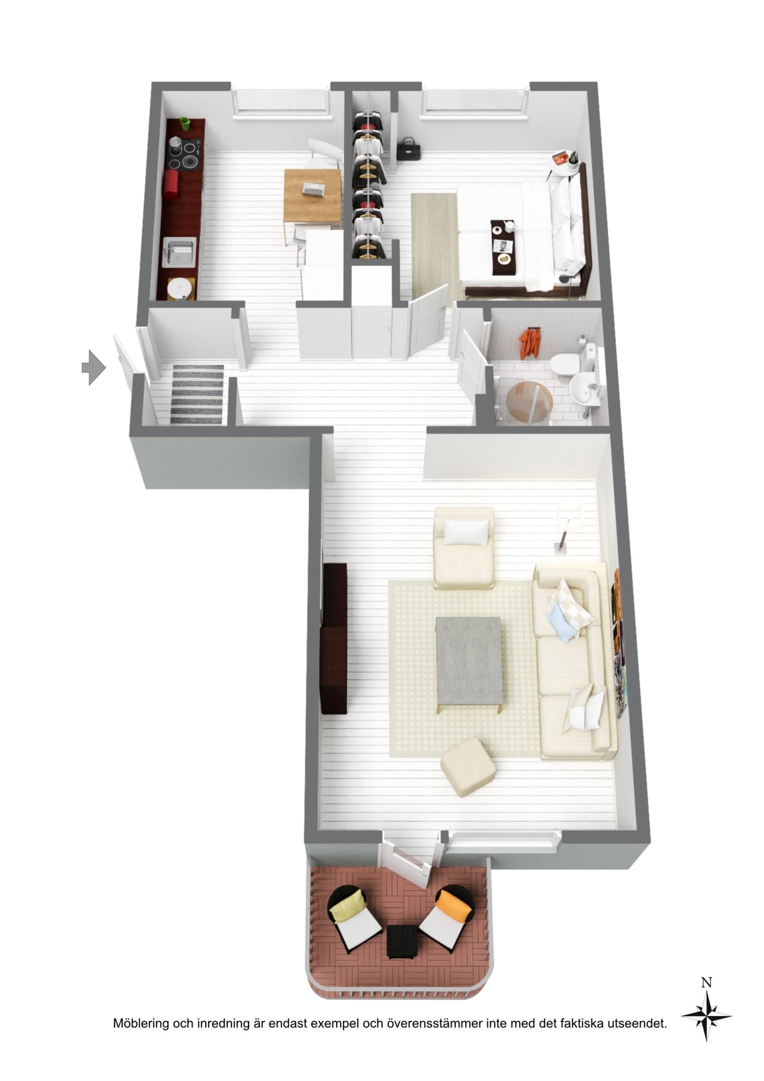 2 rum Lägenhet på Mellankullagatan 10B Väster Hässleholms kommun - bild 17