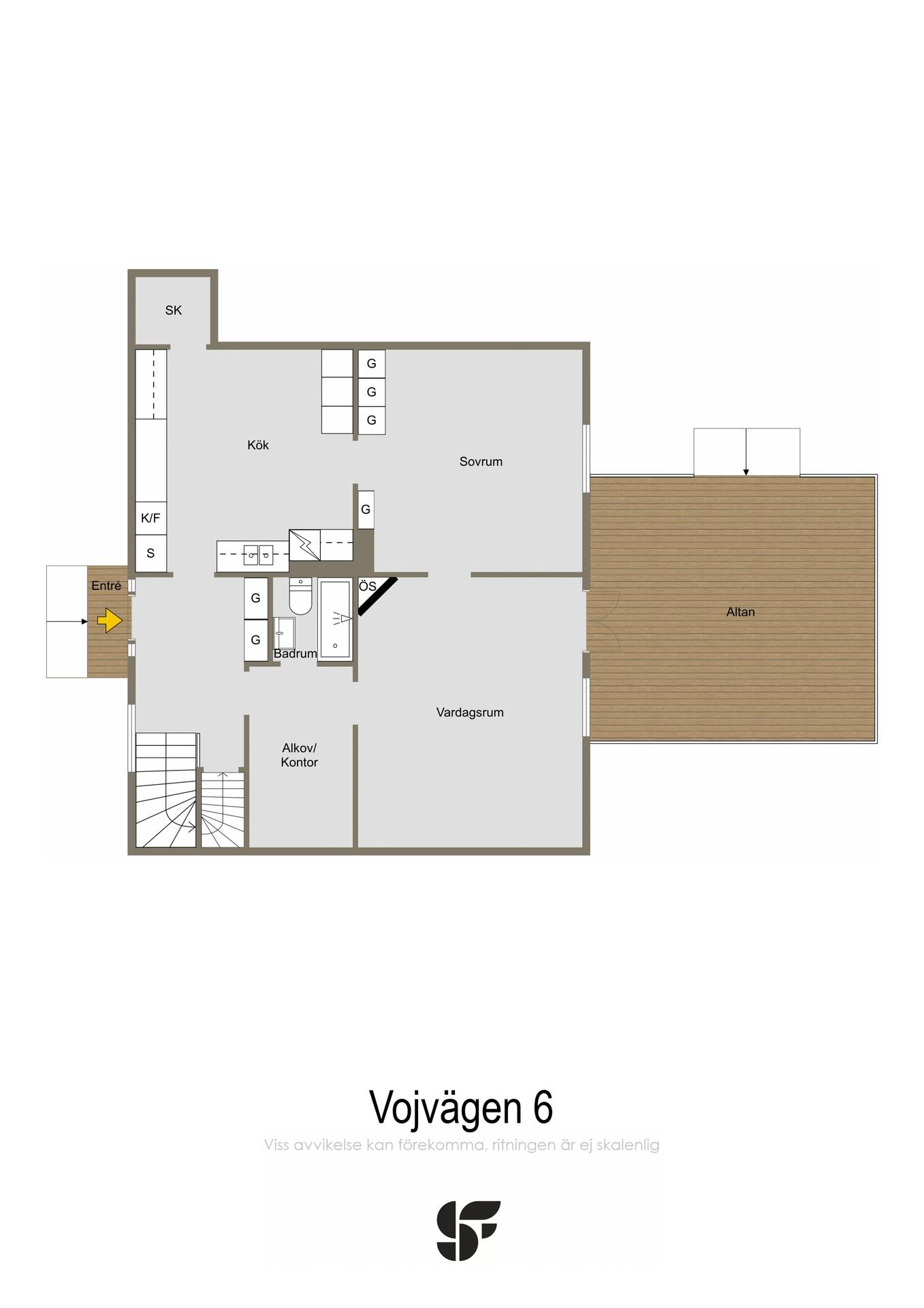 5 rum Villa på Vojvägen 6 Ånge Ånge kommun - bild 66