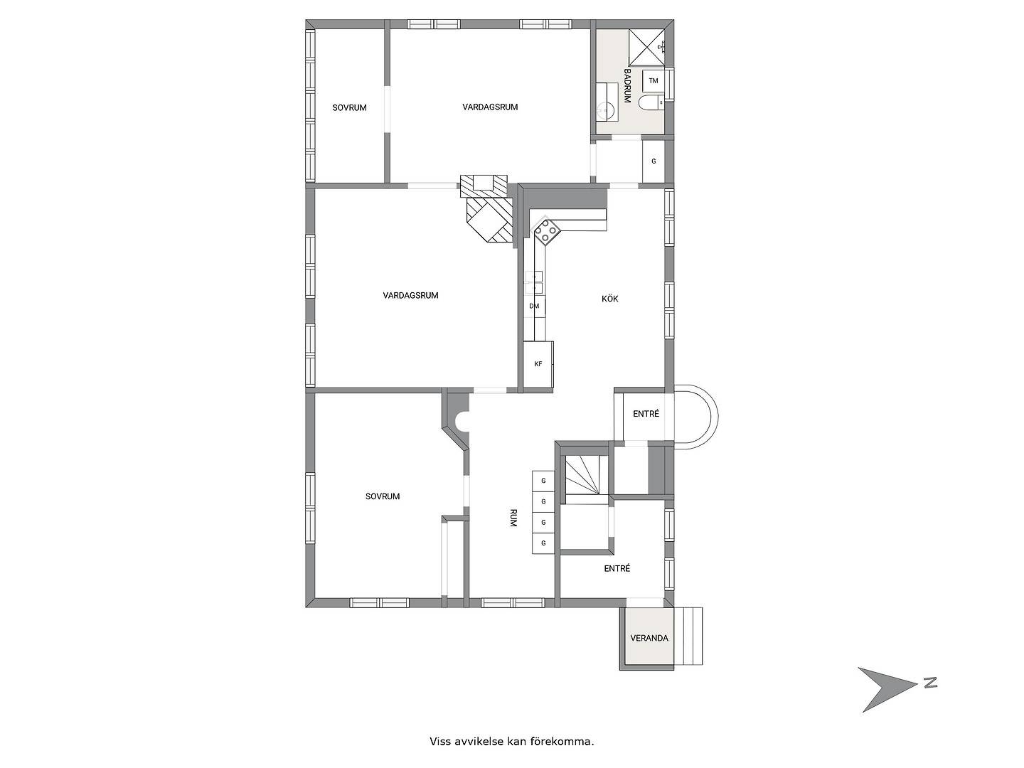 14 rum Villa på Källvägen 12 Valbo Gävle kommun - bild 37
