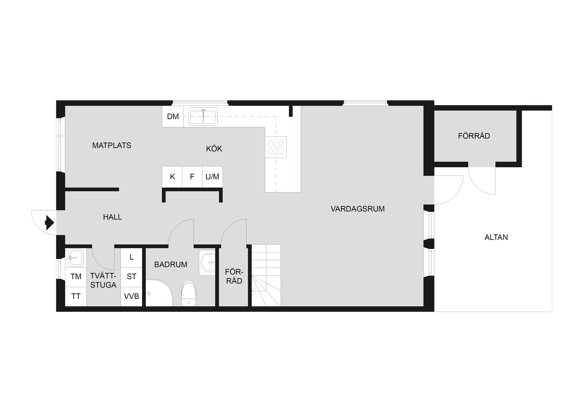 5 rum Radhus på Norra Atriumvägen 42 Kvisslingby Österåkers kommun - bild 47