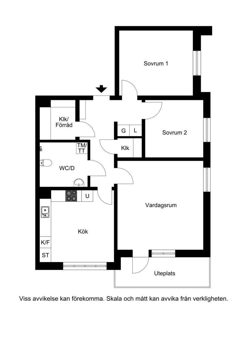 3 rum Lägenhet på Vinkölsgatan 1D (F.d Skaraborgsgatan 18D) Centrum Skara kommun - bild 22