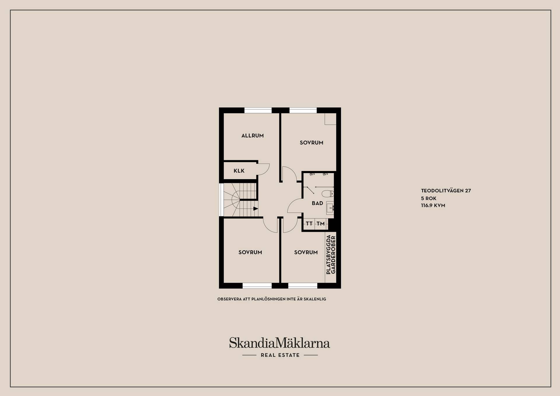 5 rum Par-/kedje-/radhus på Teodolitvägen 27 Huddinge - Högmora Huddinge kommun - bild 51