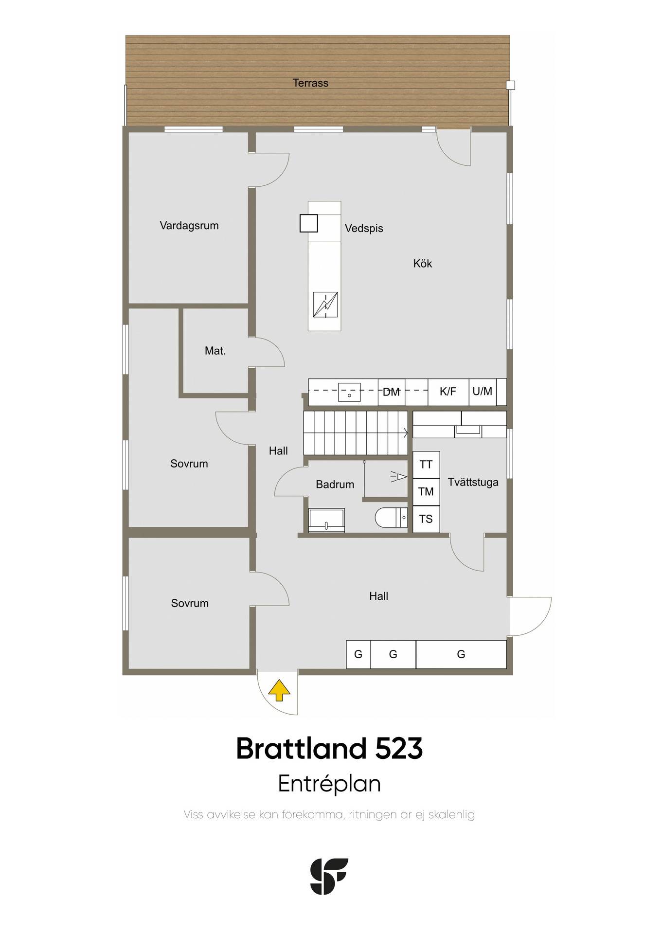 5 rum Villa på Brattland 523 Undersåker Åre kommun - bild 43